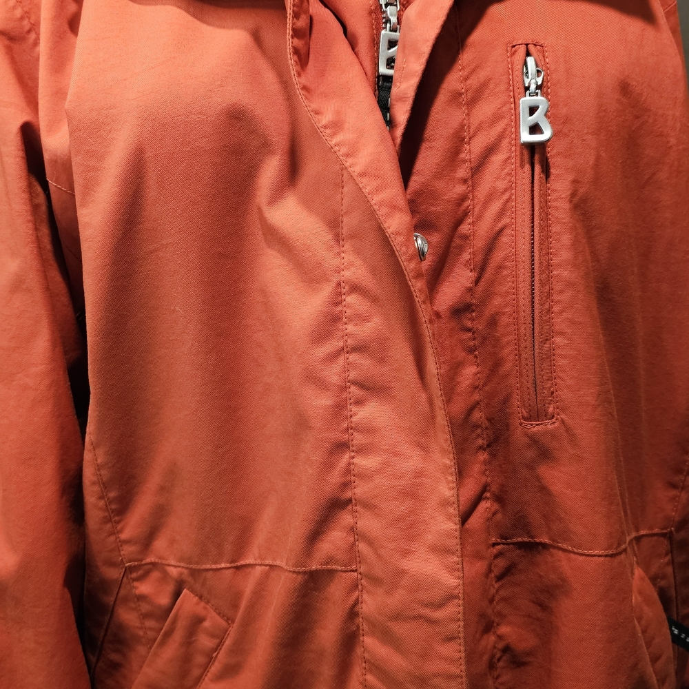 Bogner Ski Jacket Women Size 12 Red Insulated Winter Coat Performance Luxury